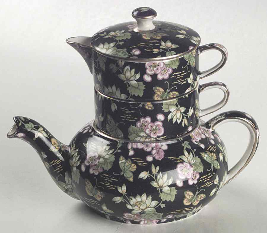 Orient Mini Teapot Stacking Set (Creamer, Sugar) by Royal Winton-1