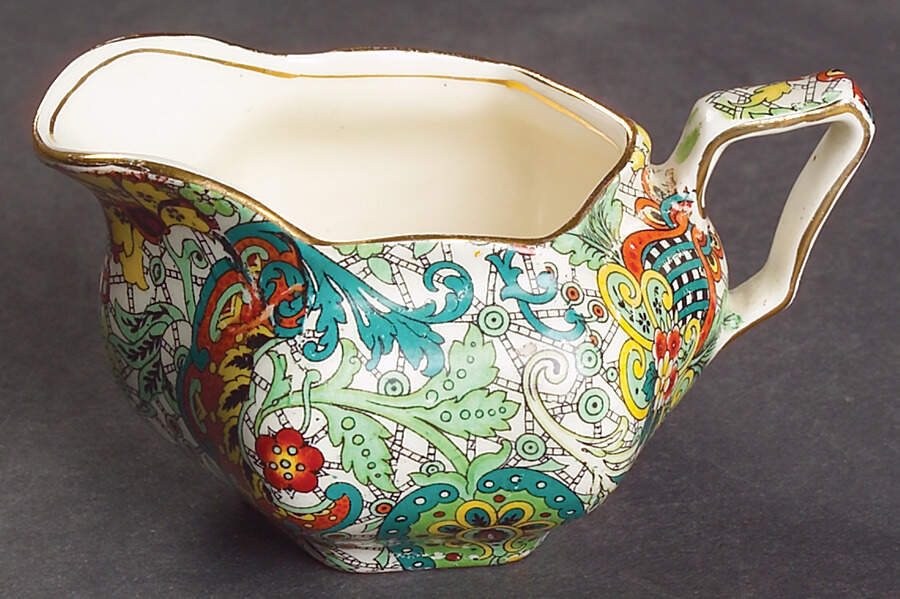 Paisley Green Hector Creamer by Royal Winton-1