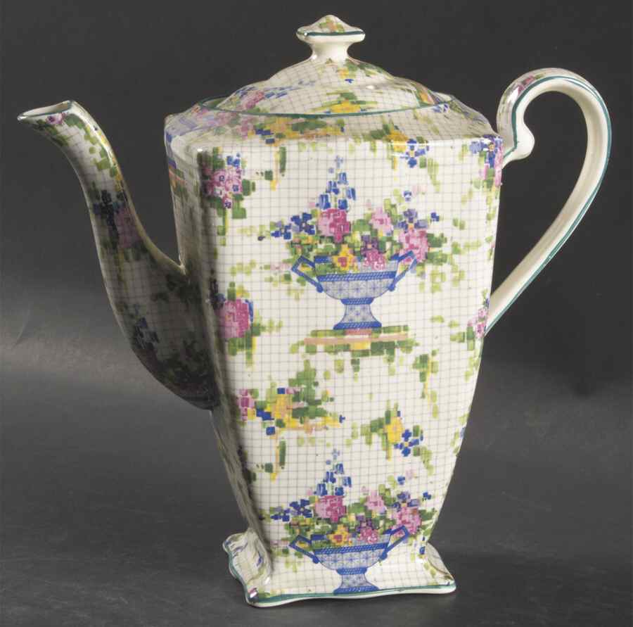 Pelham Ascot Shape Coffee Pot & Lid by Royal Winton-1