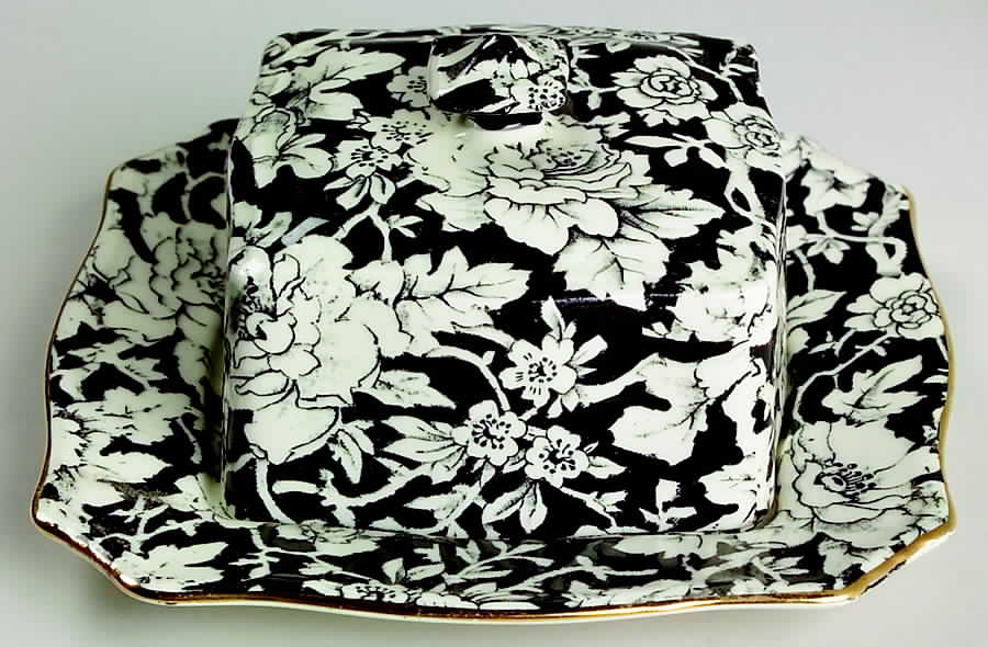Peony Square Covered Butter by Royal Winton-1