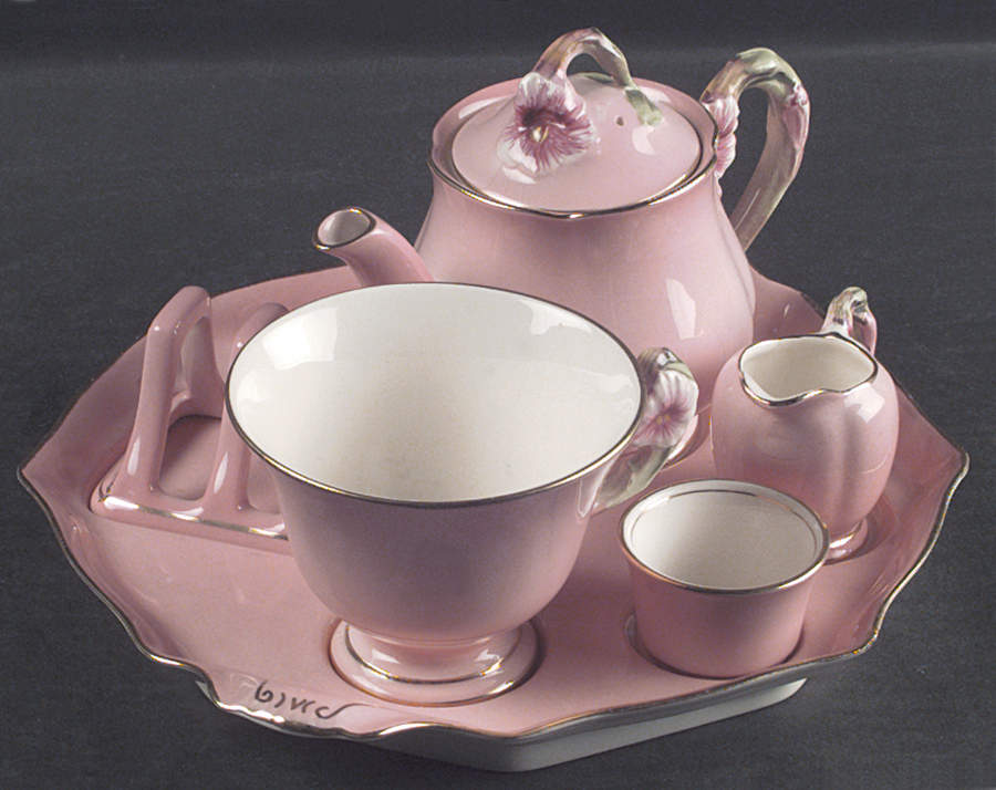 Petunia 6-Piece Breakfast Set (Flat Cup) by Royal Winton-1