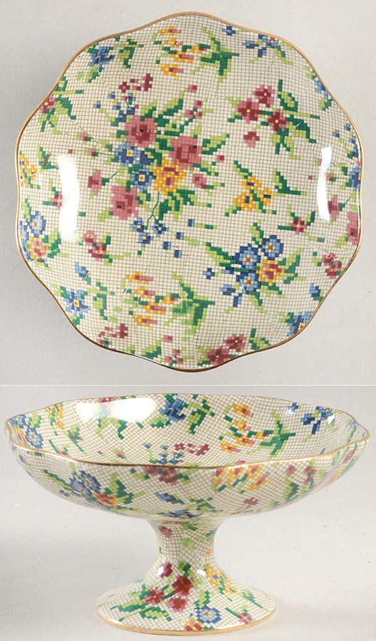 Queen Anne Round Compote (Height X Width) by Royal Winton-1