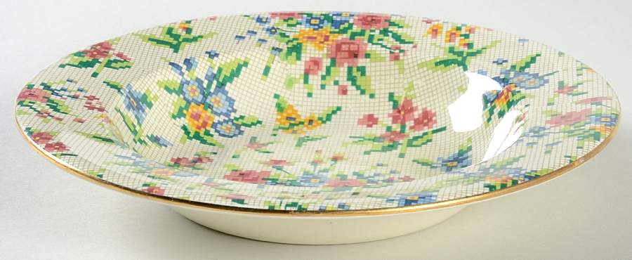Queen Anne Rim Soup Bowl by Royal Winton-1