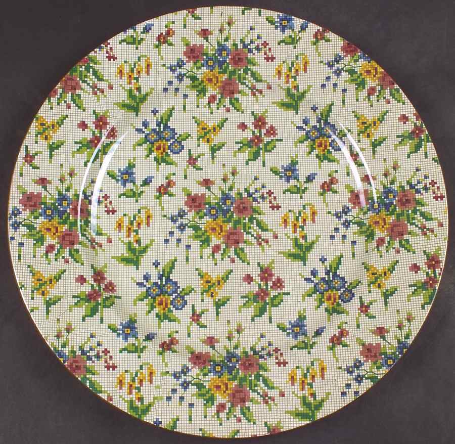Queen Anne Bread & Butter Service Plate (Chop Plate) by Royal Winton-1