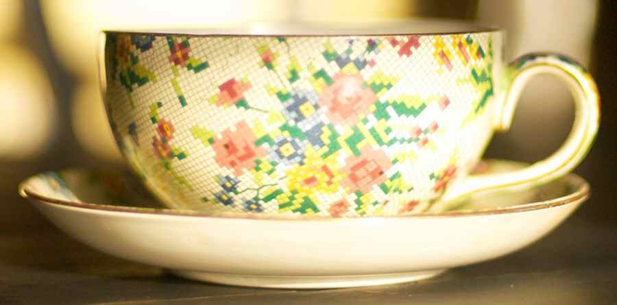Queen Anne Oversized Cup & Saucer Set by Royal Winton-1