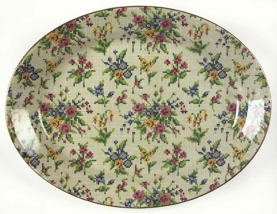Queen Anne 12" Oval Serving Platter by Royal Winton-1