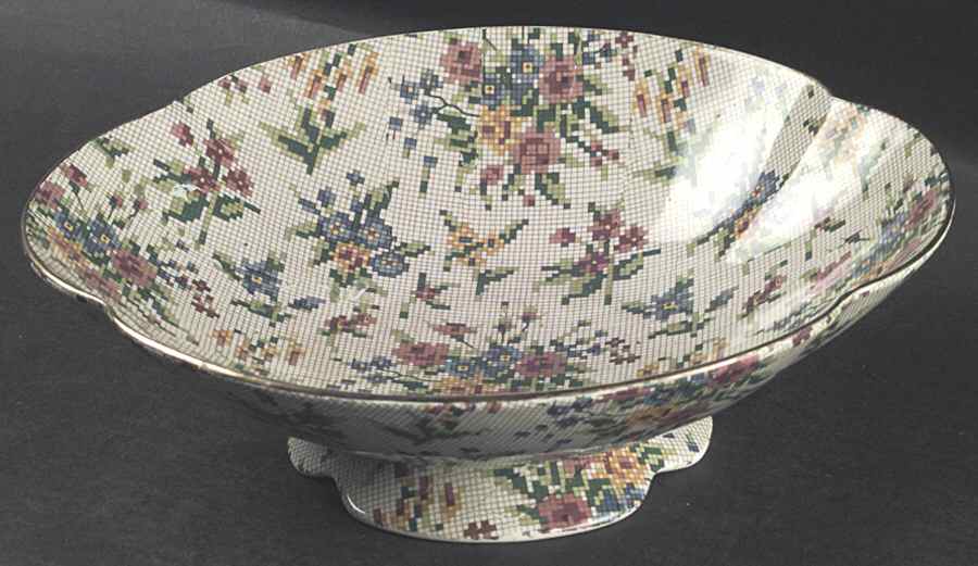 Queen Anne 10" Large Salad Serving Bowl by Royal Winton-1