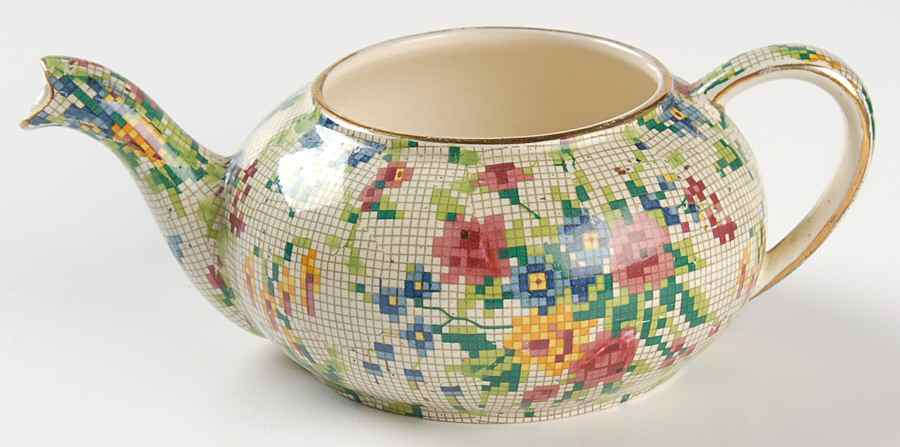 Queen Anne Mini Stacking Teapot No Lid by Royal Winton-1