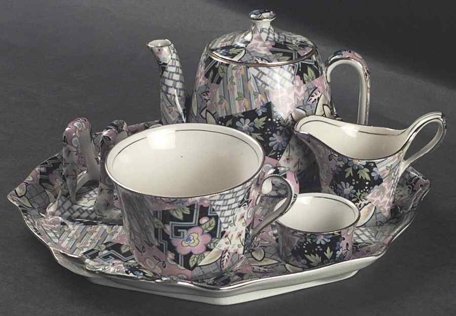 Quilt 6-Piece Breakfast Set (Flat Cup) by Royal Winton-1