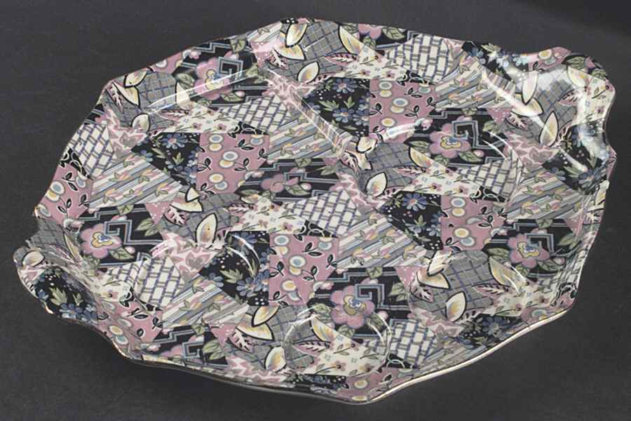 Quilt 6-Piece Breakfast Set, Tray Only by Royal Winton-1