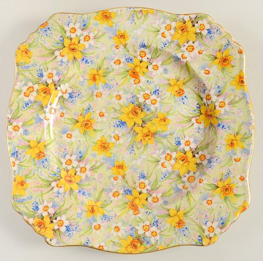 Richmond (Older) Square Salad Plate by Royal Winton-1