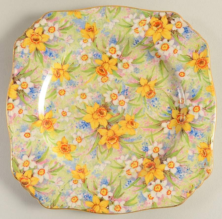 Richmond (Older) Square Bread & Butter Plate by Royal Winton-1