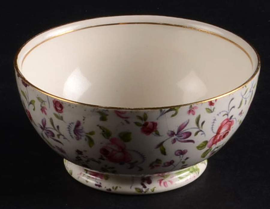 Rose Dubarry Albans Shape Open Sugar Bowl by Royal Winton-1