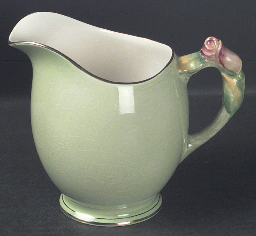 Rosebud Green (Green Background) 20 Oz Pitcher by Royal Winton-1
