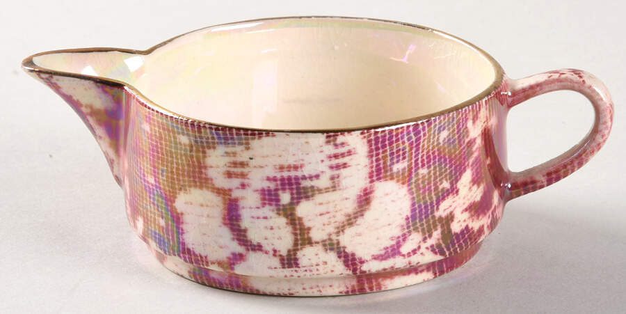 Brocade Cranberry (Iridescent) Stacking Mini Creamer by Royal Winton-1
