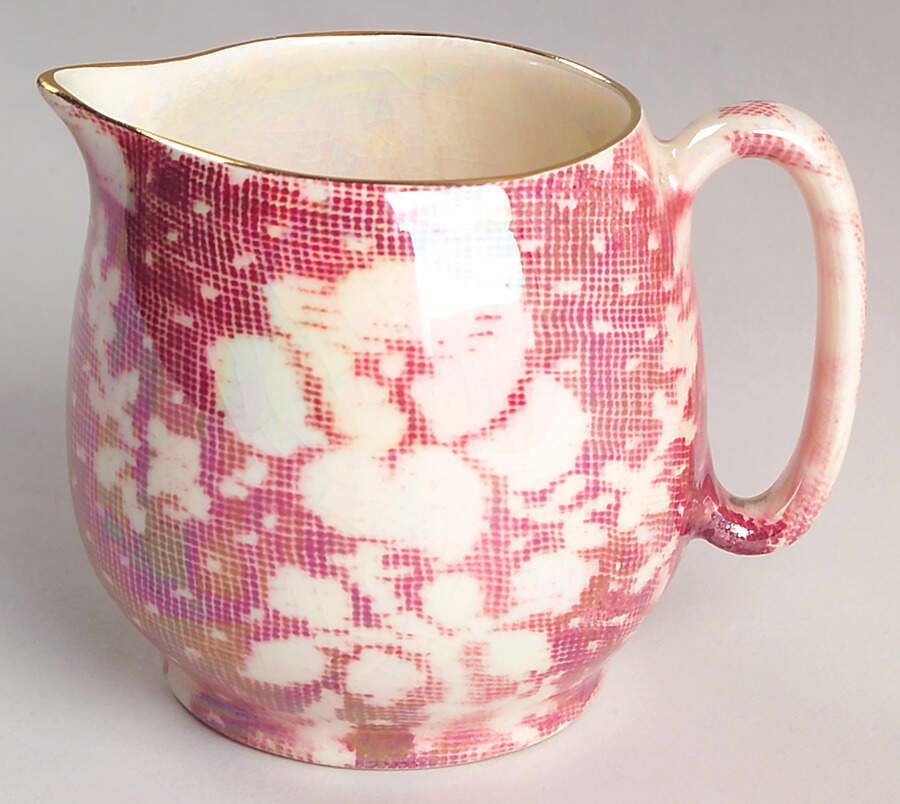 Brocade Cranberry (Iridescent) Ascot Creamer by Royal Winton-1