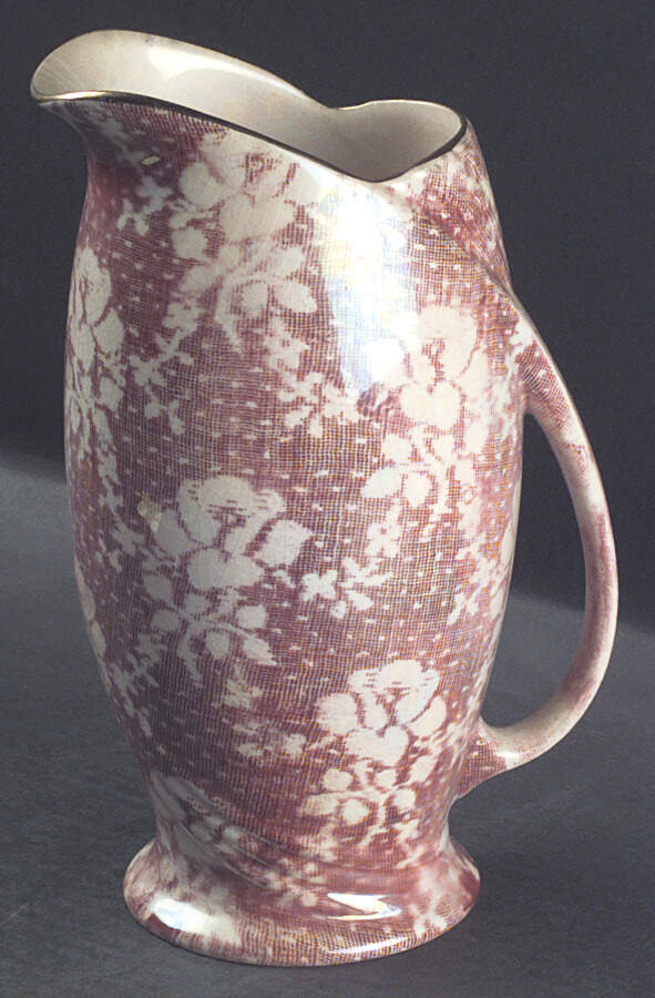 Brocade Cranberry (Iridescent) 56 Oz Jug by Royal Winton-1