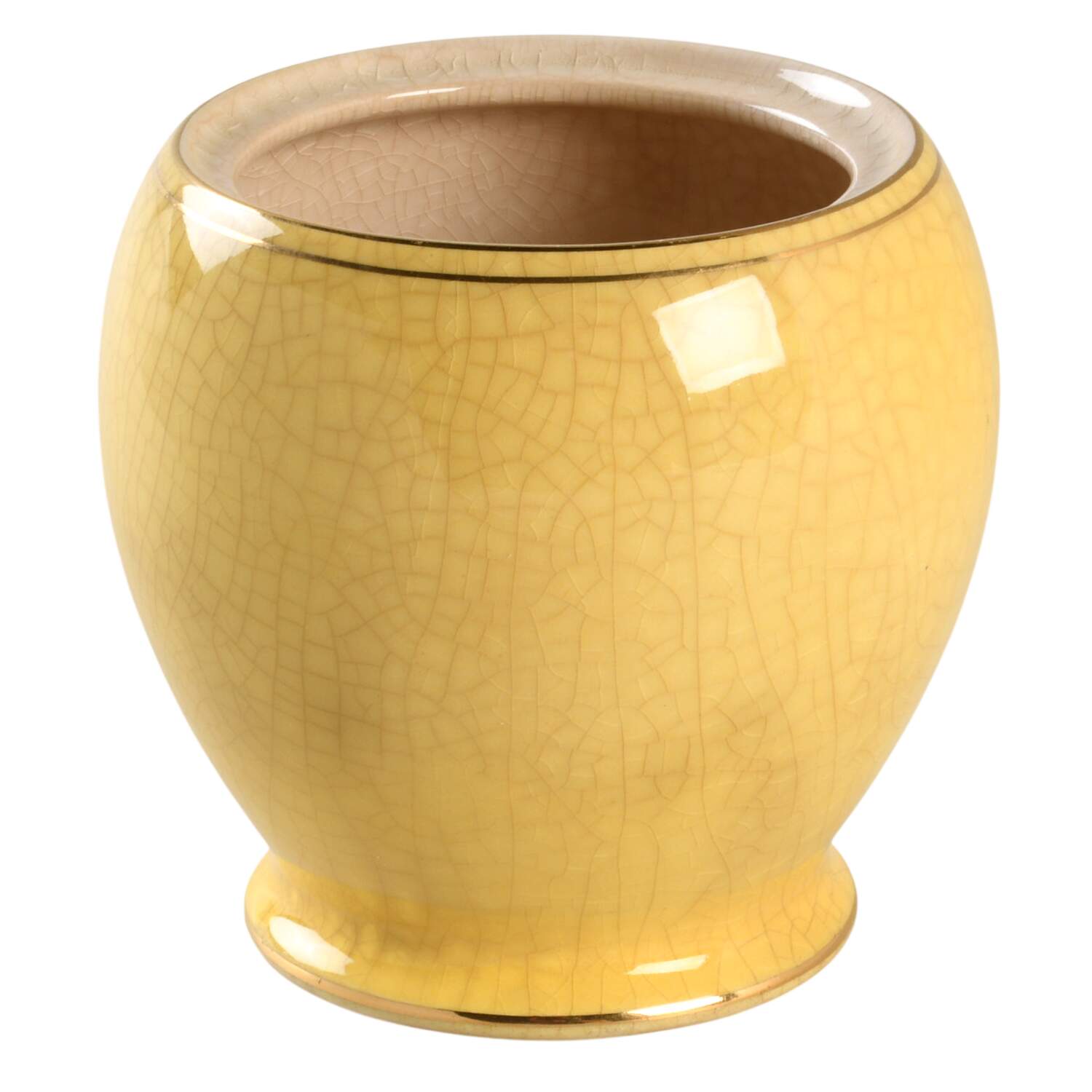 Rosebud Yellow (Yellow Background) Sugar Bowl No Lid by Royal Winton-1