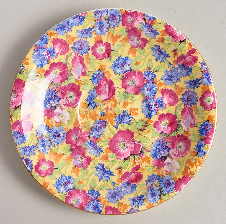 Royalty (Older) Saucer for Raleigh Shape Footed Cup by Royal Winton-1