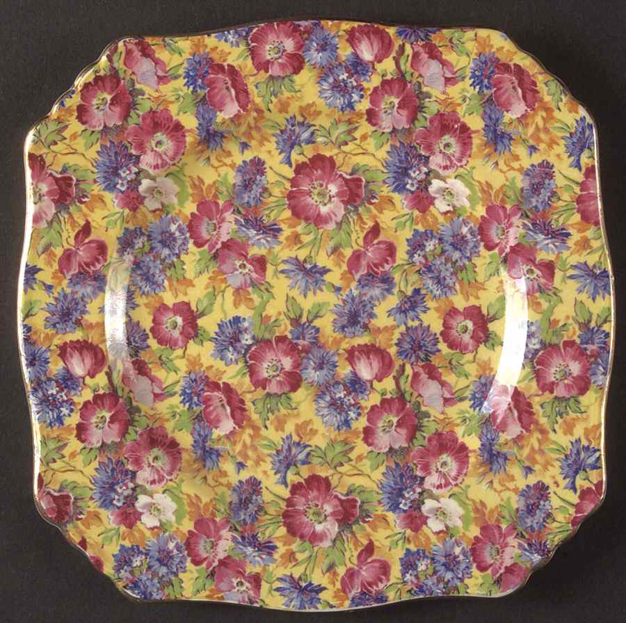 Royalty (Older) Square Dessert Plate by Royal Winton-1