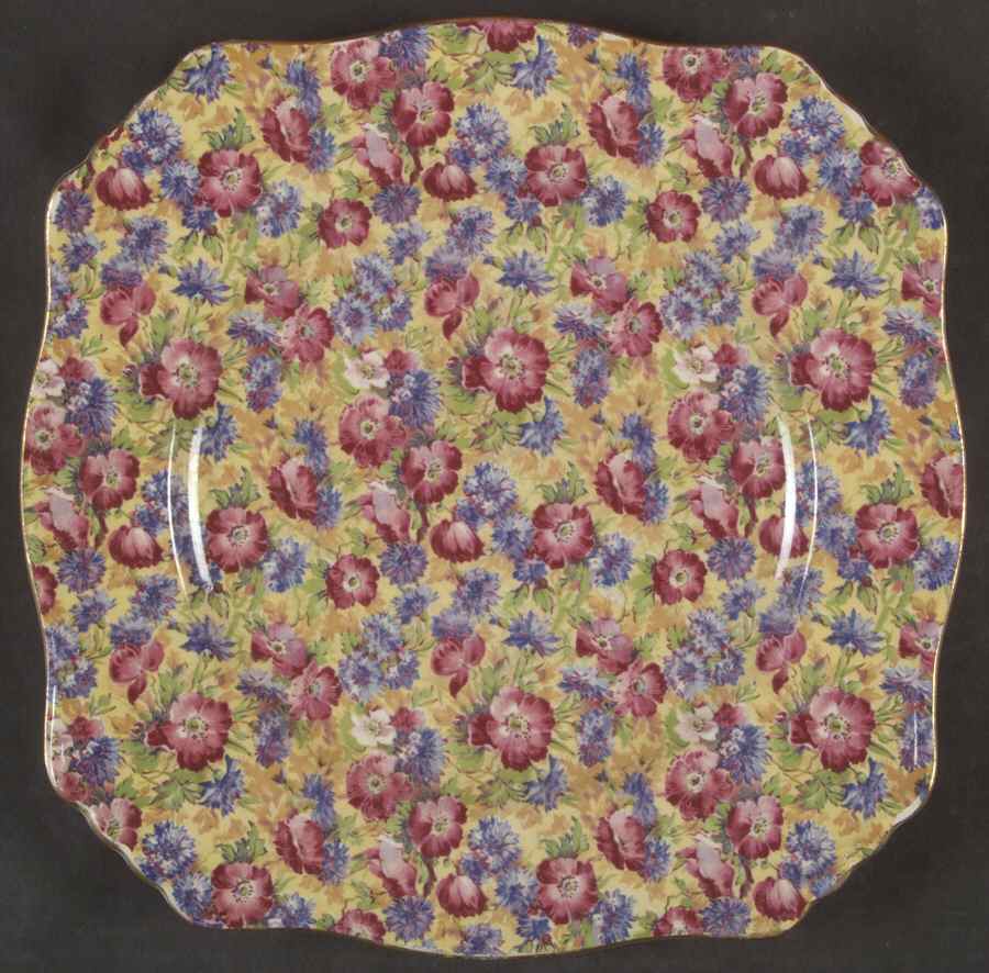 Royalty (Older) Square Dinner Plate by Royal Winton-1
