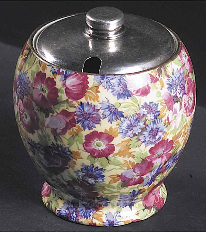 Royalty (Older) Jam/Jelly & Metal Lid by Royal Winton-1
