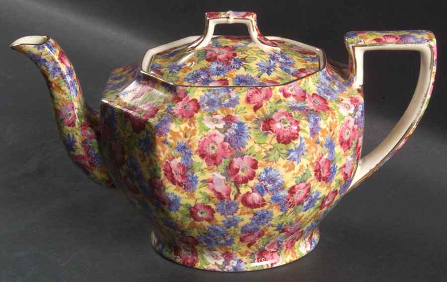 Royalty (Older) Ajax Teapot & Lid by Royal Winton-1