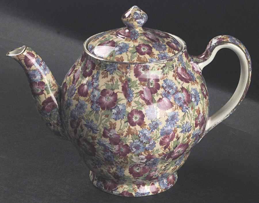 Royalty (Older) Unknown Shape #1 Teapot & Lid by Royal Winton-1