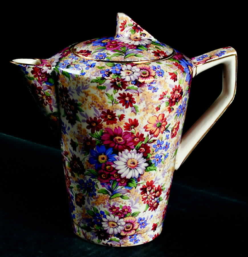 Rutland Norman Shape Coffee Pot & Lid by Royal Winton-1