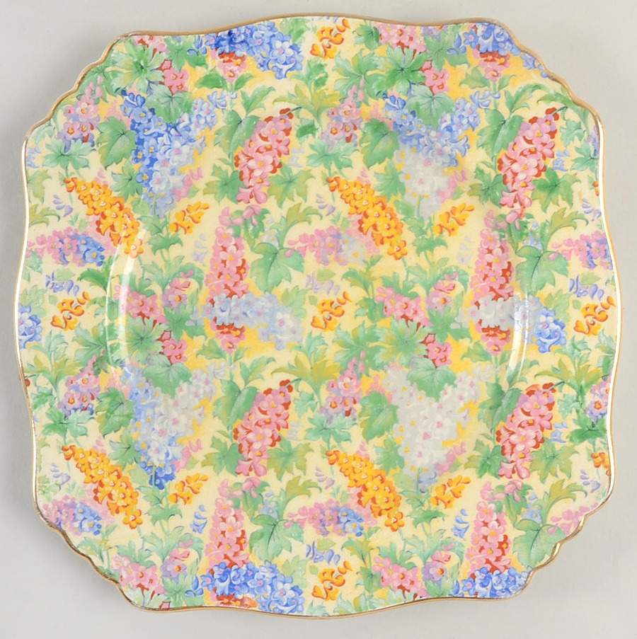 Somerset Square Luncheon Plate by Royal Winton-1