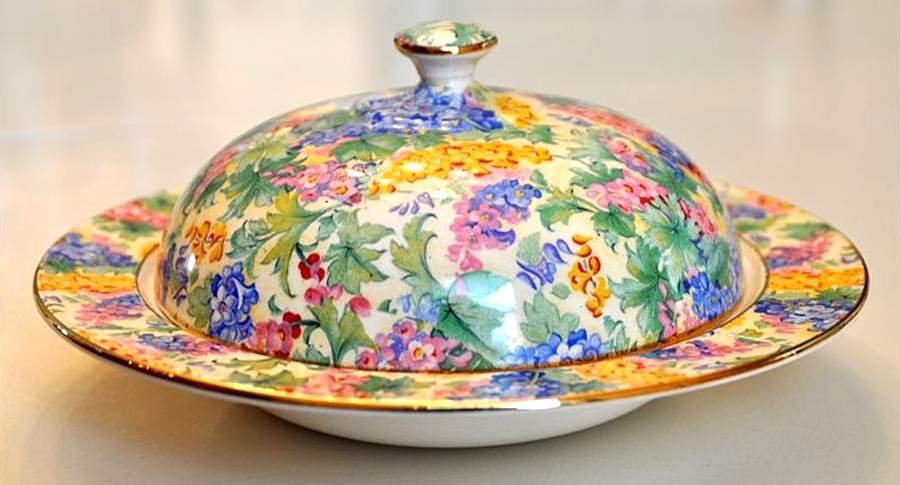 Somerset Muffin Dish & Lid by Royal Winton-1