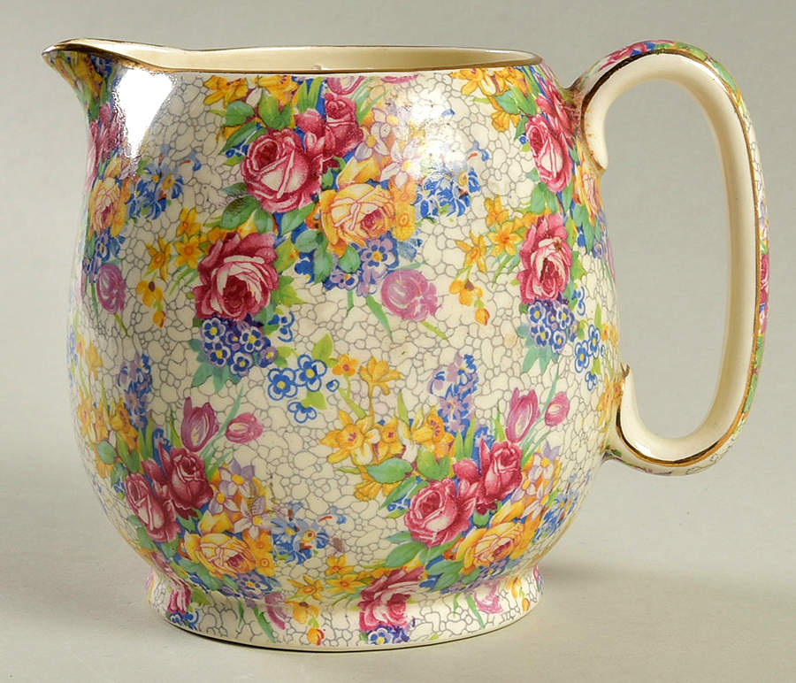 Spring (Rose Floral Chintz) 24 Oz Globe Jug by Royal Winton-1
