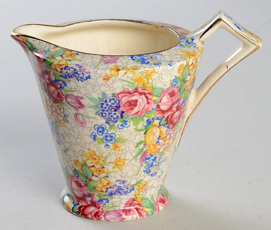 Spring (Rose Floral Chintz) Hastings Creamer by Royal Winton-1