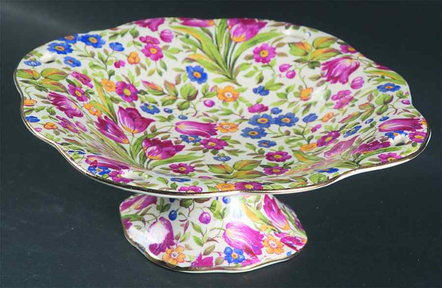 Springtime Low "Eaton" Comport by Royal Winton-1