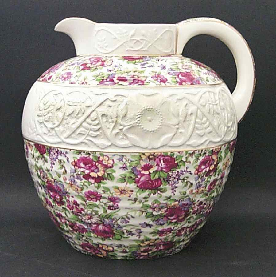 Summertime (Earthenware, Circa 1995) 120 Oz Jug by Royal Winton-1