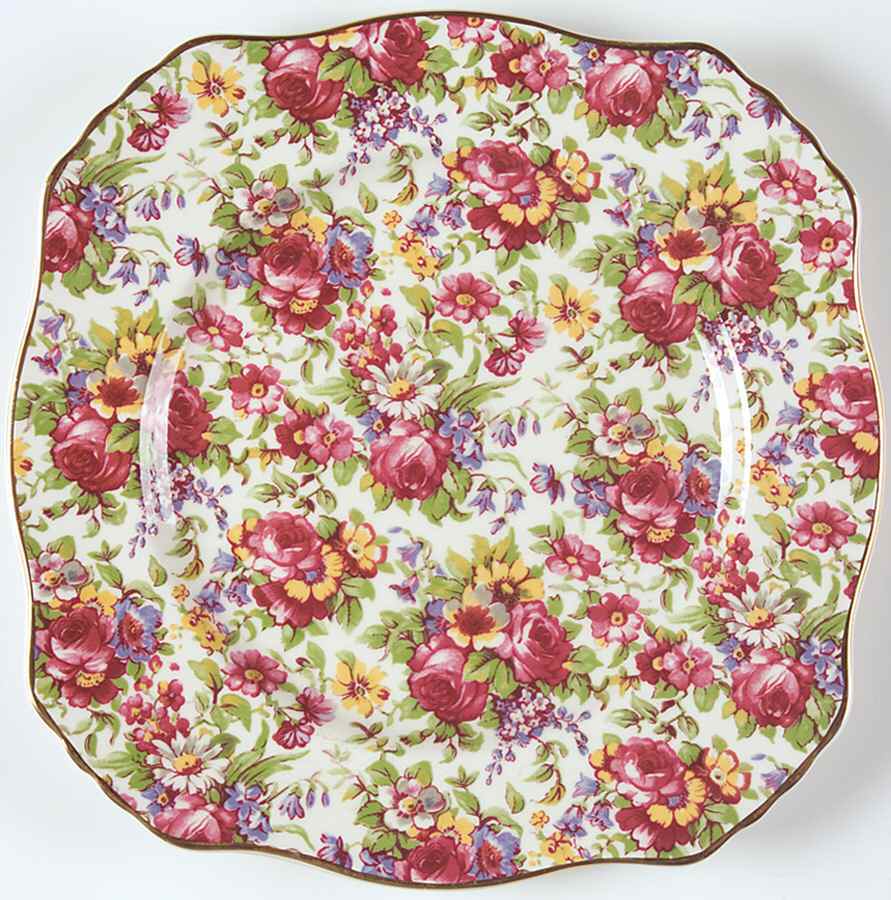Summertime (Earthenware, Circa 1995) Salad Plate by Royal Winton-1