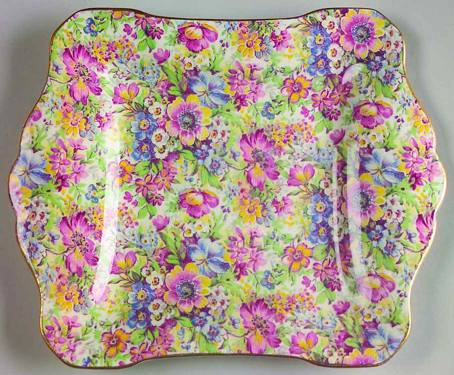 Sunshine 8" Square Tray by Royal Winton-1