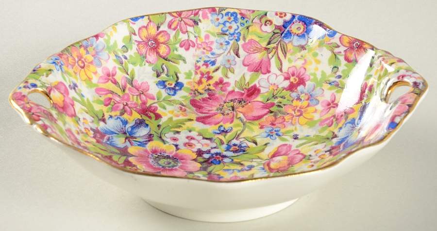 Sunshine 5" Round Nut Dish by Royal Winton-1