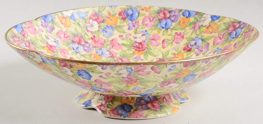 Sweet Pea 10" Large Salad Serving Bowl by Royal Winton-1