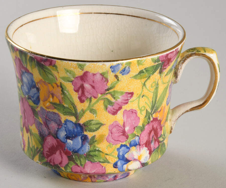 Sweet Pea Flat Cup by Royal Winton-1