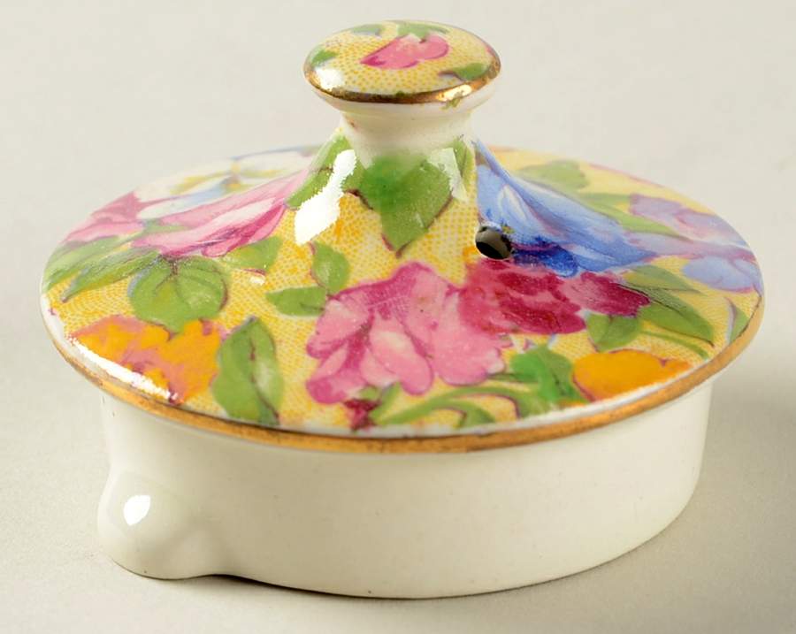 Sweet Pea Individual Breakfast Set Teapot-Lid by Royal Winton-1