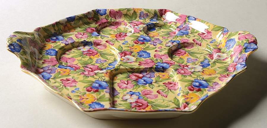Sweet Pea 6-Piece Breakfast Set, Tray Only by Royal Winton-1