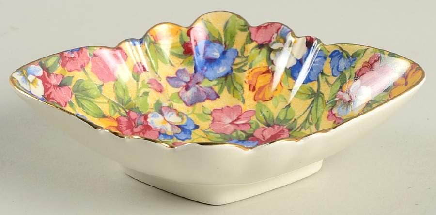Sweet Pea 6" Oval Sweet Meat Dish by Royal Winton-1
