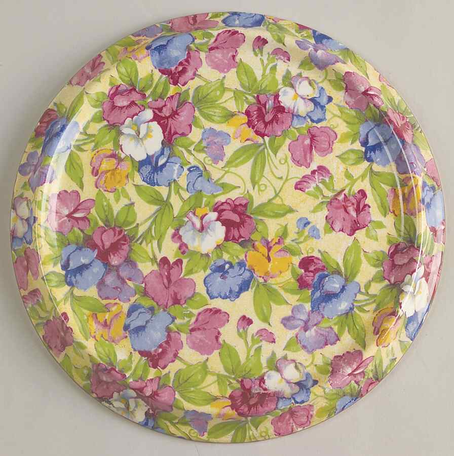 Sweet Pea Round Tea Tile by Royal Winton-1