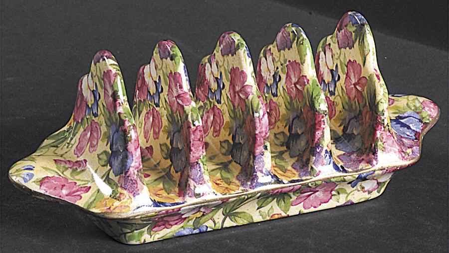 Sweet Pea 4 Slice Toast Server by Royal Winton-1