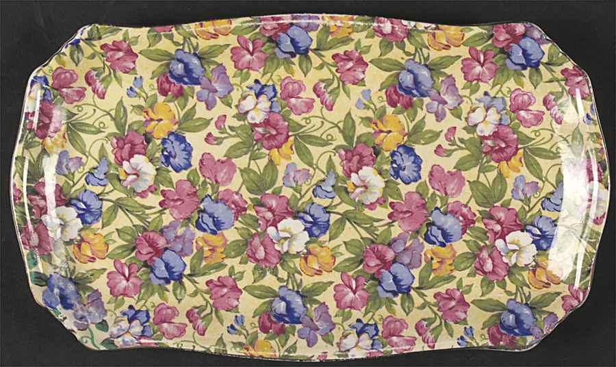 Sweet Pea Small Sandwich Tray by Royal Winton-1