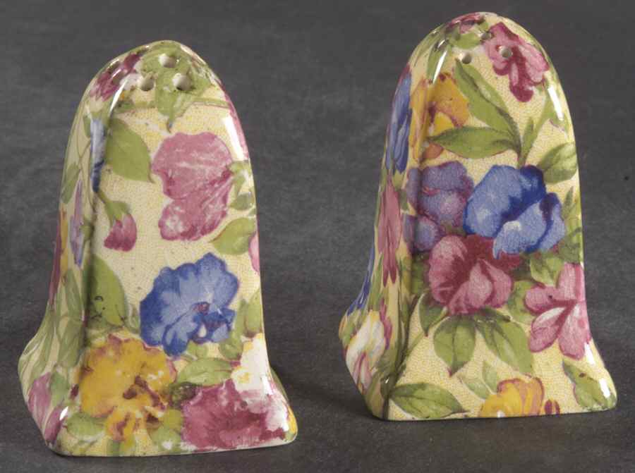 Sweet Pea Salt & Pepper Set by Royal Winton-1