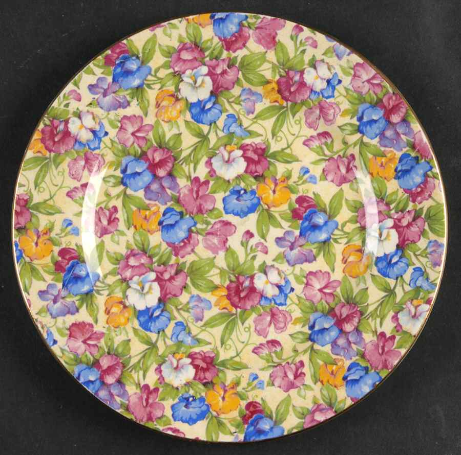 Sweet Pea Salad Plate by Royal Winton-1