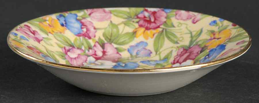 Sweet Pea Saucer for Flat Demitasse Cup by Royal Winton-1