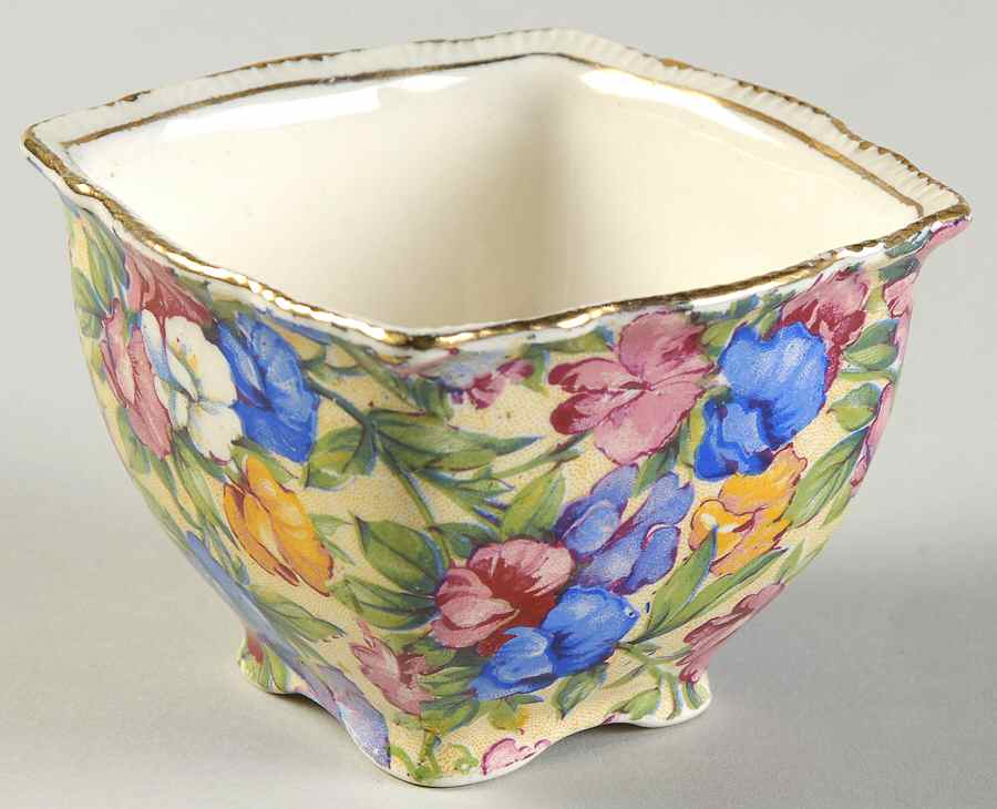 Sweet Pea Athena Open Sugar Bowl (Early) by Royal Winton-1